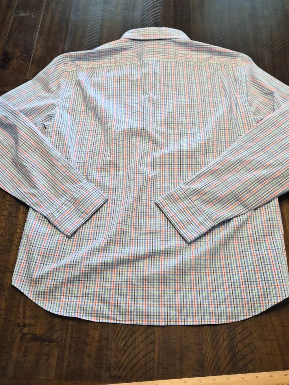 J.Crew Mens Performance Slim Untucked Button Shirt Size XL Check Stretch G675